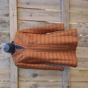 Jon McCauley 1960s Retro Vintage Braided Zip Tunic